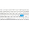 Tastiera da gioco Ducky One 2 TKL PBT, MX Silent Red, LED RGB - bianc