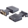 Adattatore per connettivit&agrave; massima S/CONN VGA maschio a HDMI-A femm