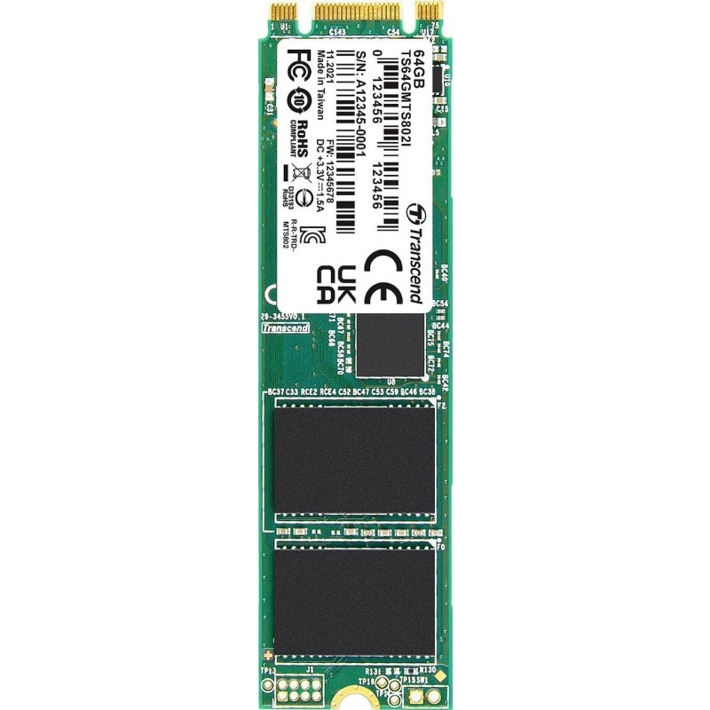 MTS802I SSD interno M.2 PCIe NVMe 2280 SATA III da 64 GB Vendita al d