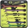 C.K. Set di chiavi combinate 6 pezzi. Misura chiave 10 - 17 mm T4345/