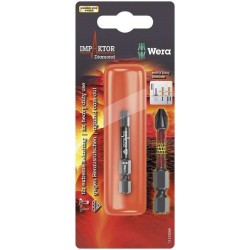 Punta esagonale Wera 4 mm 840/4 IMP DC SB Acciaio per utensili SiS le