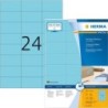 HERMA SuperPrint - Etichette autoadesive - Blu - 37 x 70 mm - 100 pz.