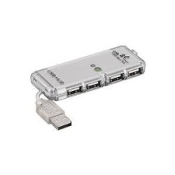 HUB/distributore Hi-Speed USB 2.0 Goobay Wentronic - hub - 4 porte - 