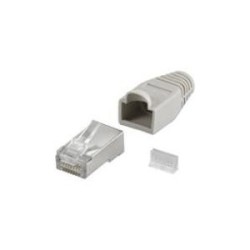 Wentronic goobay - Spina modulare RJ45 - schermata - con protezione a