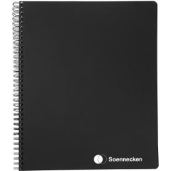 Soennecken Officebook 2350 DIN A4 90g 80fogli 4fbg. Bordo 3 alette li