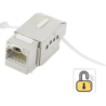 Modulo da incasso Renkforce RJ45 con funzione di blocco Keystone CAT 