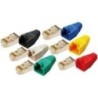 Spina LogiLink RJ45 Cat.5e con guaina antipiega spina modulare gialla