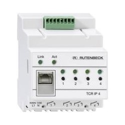 Dispositivo di controllo remoto Rutenbeck TCR IP 4 grigio chiaro RAL 