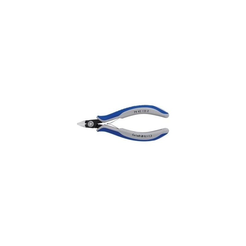 Knipex 79 42 125 Z - Pinza a taglio laterale - 1.1 cm - 1.1 cm - 6.5 