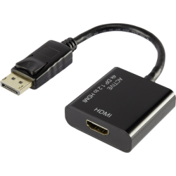 renkforce - Convertitore video - DisplayPort - HDMI - Nero