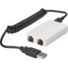 Switch di rete Renkforce RJ45 con alimentatore USB 3 porte 100 MBit/s