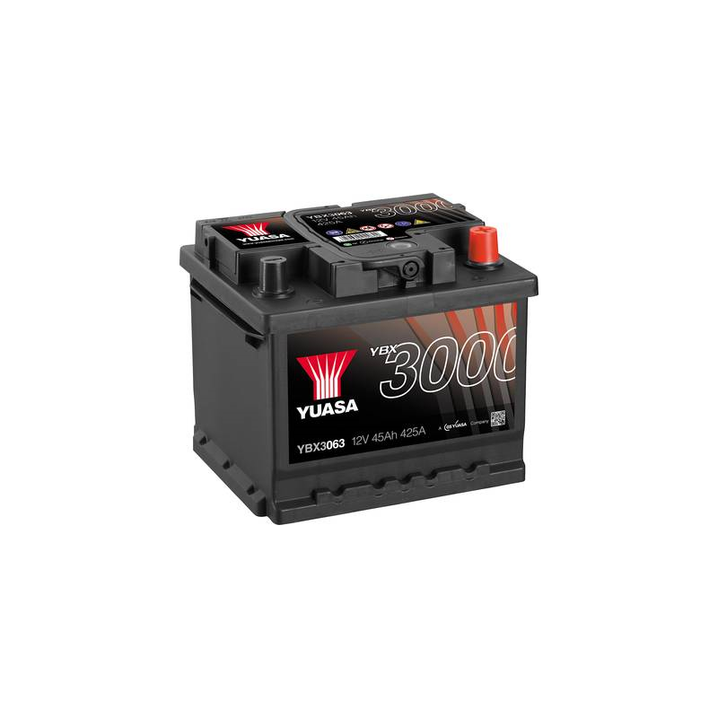 Batteria per auto Yuasa SMF YBX3063 12 V 45 Ah applicazione cella T1 