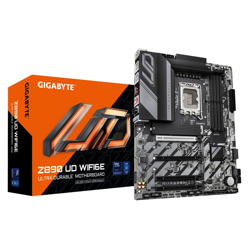 GIGABYTE Z890 UD WIFI6E Scheda Madre - Supporta CPU Intel Core Ultra 