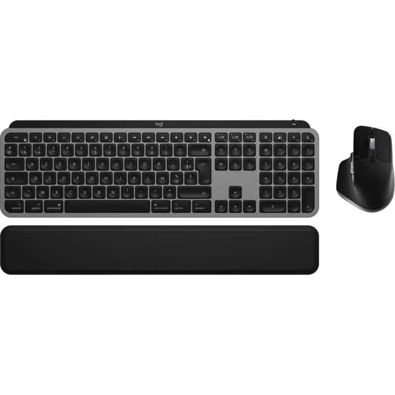 Logitech MX Keys S Combo for Mac tastiera Mouse incluso Casa/ufficio 