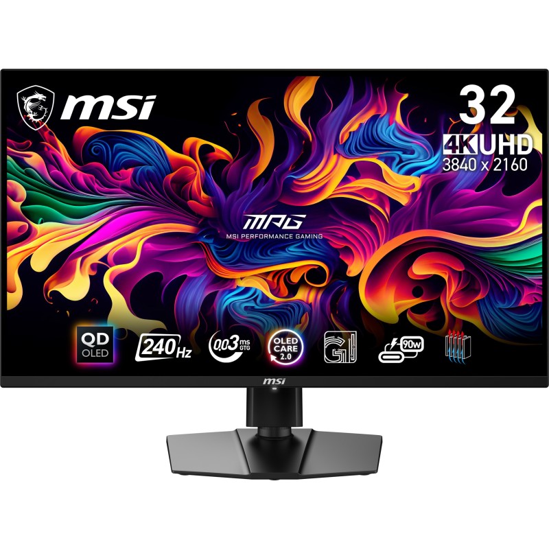 MSI MPG 321URX QD-OLED Monitor PC 80 cm (31.5&quot;) 3840 x 2160 Pixel 4K 