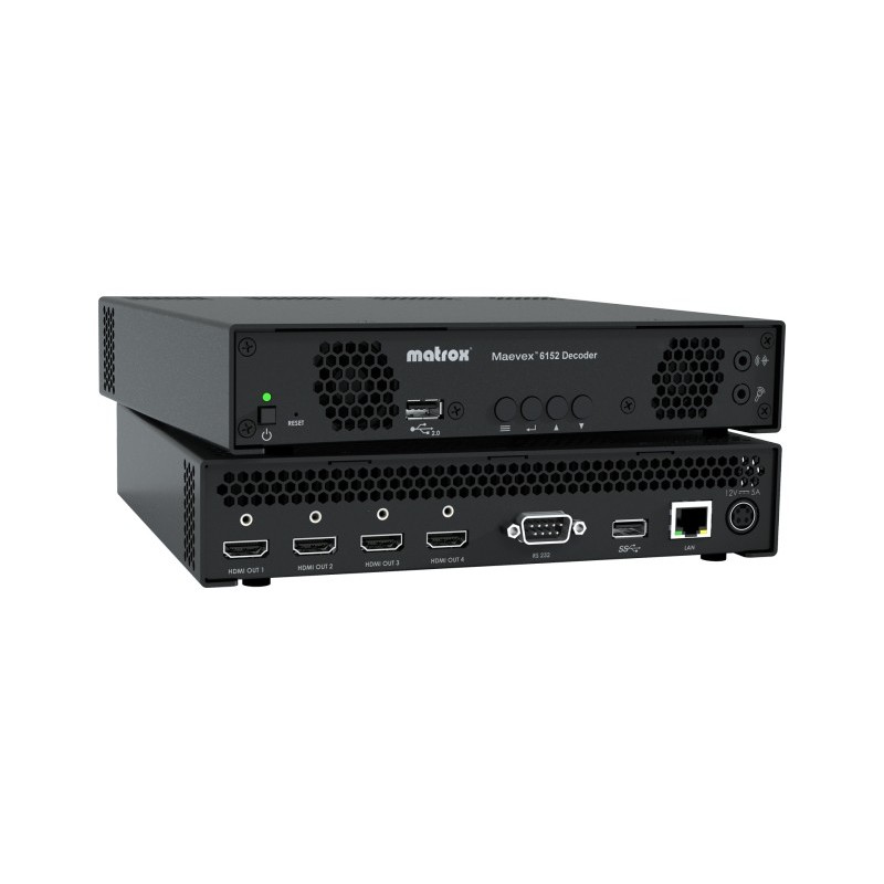 Matrox Maevex 6152 Quad 4K Decoder Appliance / MVX-D6152-4