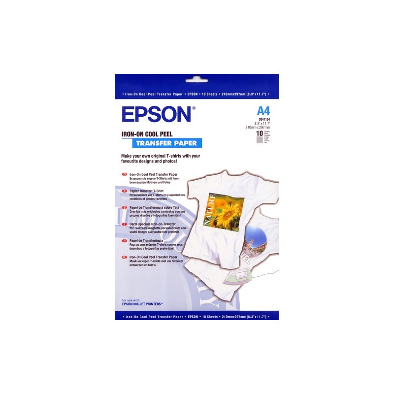 Epson Iron-on-Transfer Paper - A4 - 10 Fogli