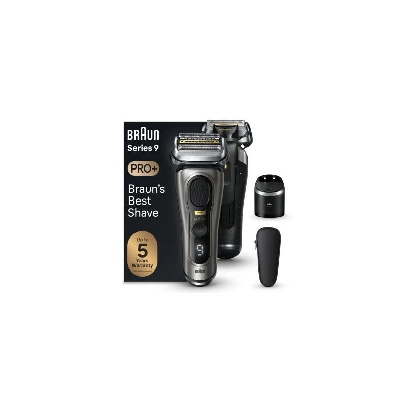 Braun Series 9 Pro 9565cc Wet &amp; Dry Rasoio Trimmer Metallico