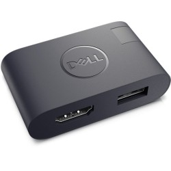 DELL DA20 USB tipo-C HDMI USB Nero