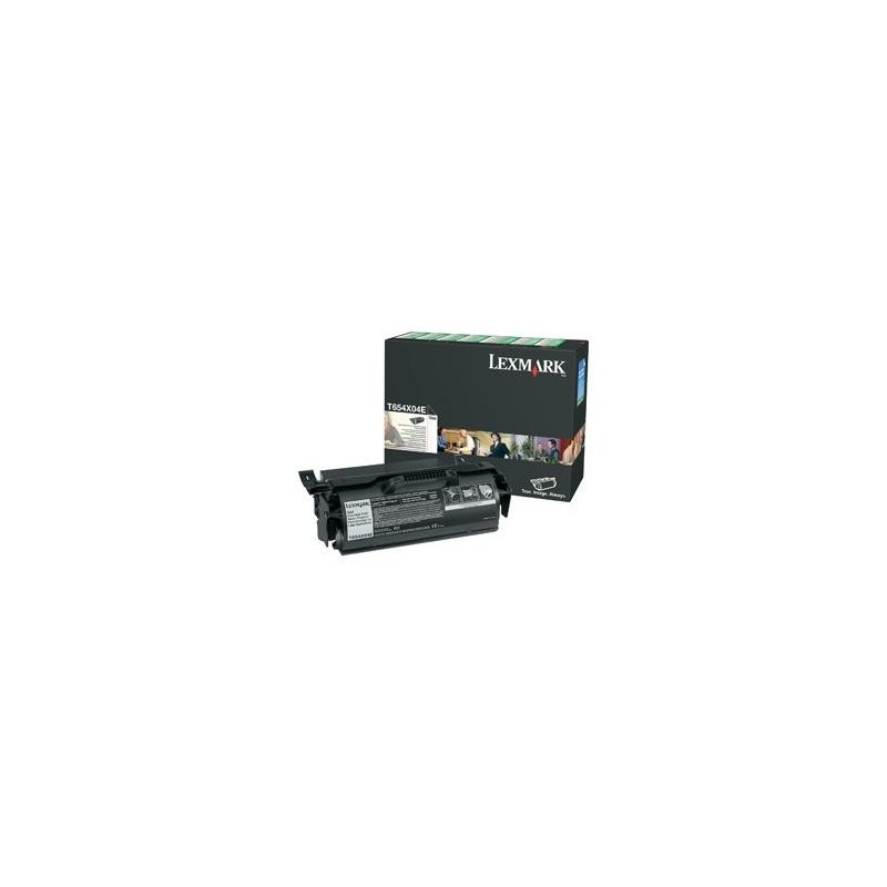 Toner LEXMARK retro nero. T654 circa 36.000 etichette