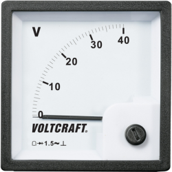 Voltcraft AM-72x72/40V contatore analogico da incasso AM-72x72/40V Bo