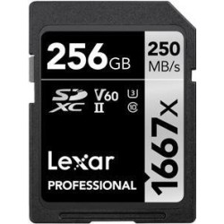 Lexar Professional SDXC UHS-II Memory Card 256GB 250MB/s