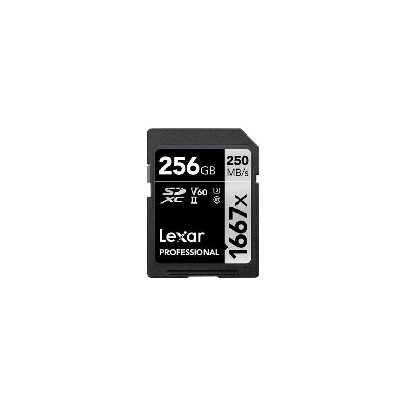 Lexar Professional SDXC UHS-II Memory Card 256GB 250MB/s