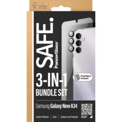 Set di protezioni PanzerGlass SAFE 3 in 1 Samsung Galaxy per Samsung 