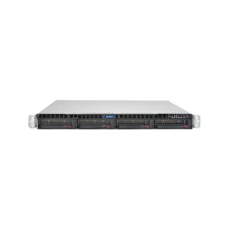 1U 4 Bay Server - - i5-12400/16GB/500GB/HWRAID/2x4 - 00W/Win11Pro - W