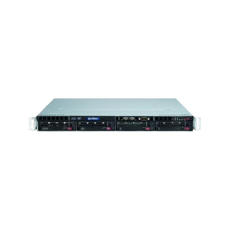 1U 4 Bay Server - - i7-12700/16GB/500GB/2x400W/Win - 11Pro - Warranty