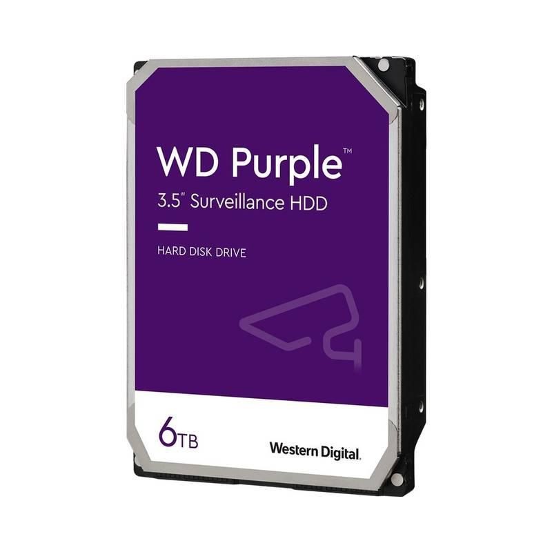 6TB SATA HDD - WD Purple - 5400RPM - Warranty: 36M