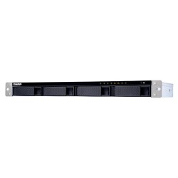 QNAP TS-431XeU NAS Rack 1U Collegamento ethernet LAN Nero Acciaio