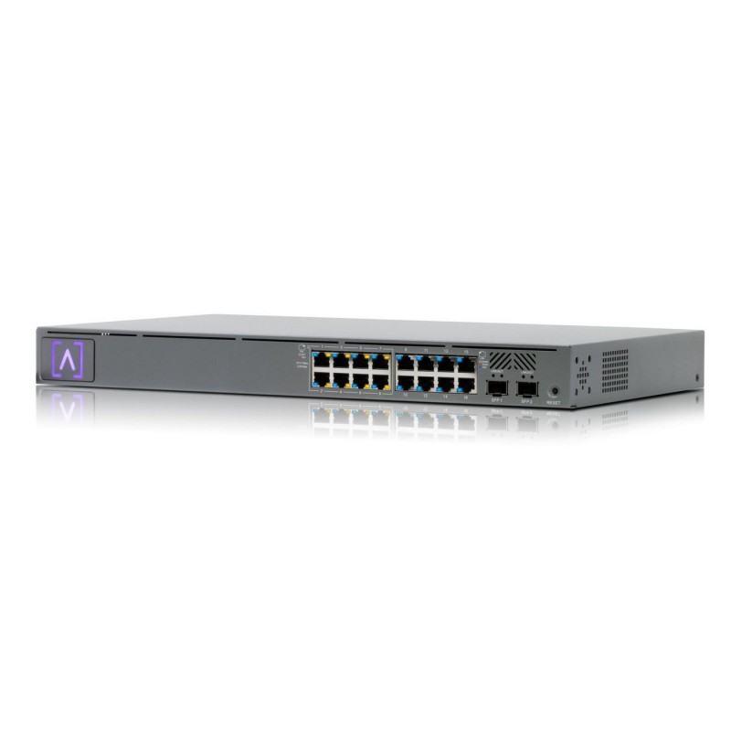 Switch gestito PoE a 16 porte