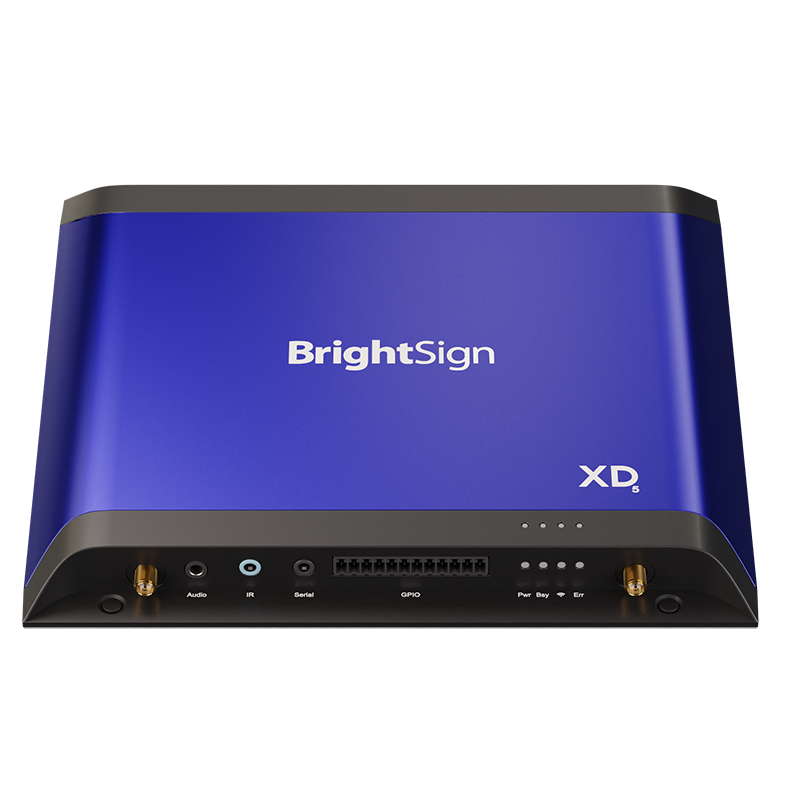 Lettore BrightSign Enterprise 4K rete interattivo GPIORichiede una sc