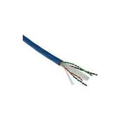 Cavo di installazione solido ACT Cat 6A U/UTP PVC Eca 23AWG grigio 50