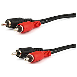 Cavo audio ep B 33/10 LOOSE 10 m 2 x RCA nero (B 33/10 LOOSE)