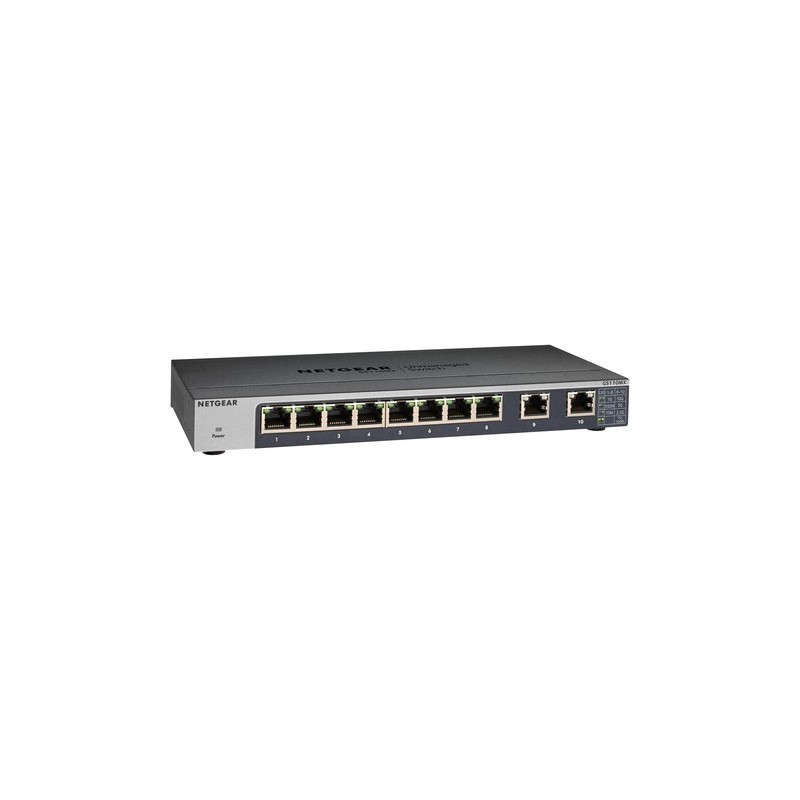 NETGEAR GS110MX Non gestito 10G Ethernet 100/1000/10000 Nero