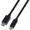 LogiLink USB-C - Cavo di collegamento DisplayPort 18 m spina USB-C 3.