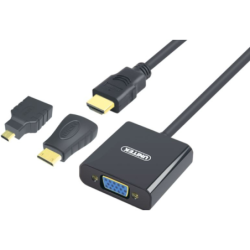 UNITEK Y-6355 Cavo adattatore video VGA (D-Sub) HDMI Tipo A (standard