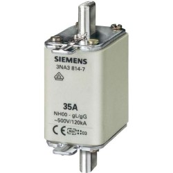 Fusibile Siemens NH 500 V dimensione 00 100 A (3NA38307)