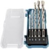 Makita - set di punte - inserto per martello - 5 pezzi - 5 mm 6 mm 8 