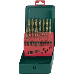 Metabo HSS set di punte elicoidali per metallo 19 pezzi 627156000 TiN