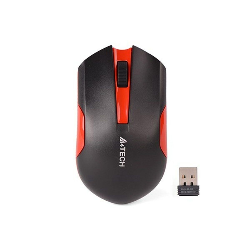 Mouse senza Fili A4 Tech G3-200N Nero/Rosso