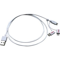 ROLINE 11.02.8329 Cavo USB 1 m USB 2.0 USB A Micro-USB B bianco (11.0