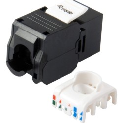 Equipaggia Pro - Jack Keystone - RJ-45 - Nero (confezione da 8)