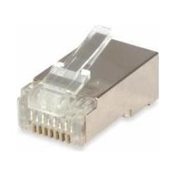 Equipaggia connettori RJ45 Cat6 100 pezzi con protezione antipiega e 