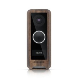 G4 Doorbell Cover black wood