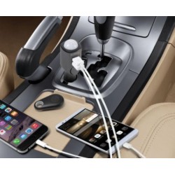 ALLARME PER AUTO RICARICABILE DA ACCENDISIGARI CON PORTE USB CON SENS