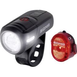 Set illuminazione per bicicletta Sigma AURA 45 / Nugget Set LED a bat