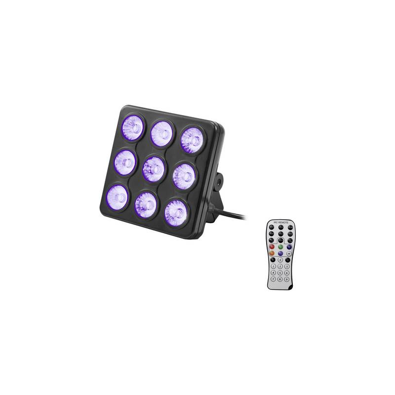 Faretto ad effetto LED Eurolite DMX Numero di LED 9 (42110199)